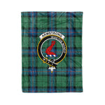 Plaid Blanket Armstrong Ancient Clan Crest Badge Tartan Blanket Scottish Blue Plaid Throw Blanket Tartan Plaid Fleece Blanket