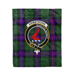 Plaid Blanket Armstrong Modern Clan Crest Badge Tartan Blanket Scottish Green Plaid Throw Blanket Tartan Plaid Fleece Blanket