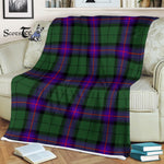 Plaid Blanket Armstrong Modern Tartan Blanket Scottish Green Plaid Throw Blanket Tartan Plaid Fleece Blanket - Scotstee Shop