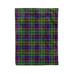 Plaid Blanket Ayrshire Tartan Blanket Scottish Green Plaid Throw Blanket Tartan Plaid Fleece Blanket - Scotstee Shop