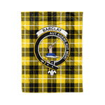 Plaid Blanket Barclay Dress Modern Clan Crest Badge Tartan Blanket Scottish Blue Plaid Throw Blanket Tartan Plaid Fleece Blanket