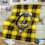 Plaid Blanket Barclay Dress Modern Clan Crest Badge Tartan Blanket Scottish Blue Plaid Throw Blanket Tartan Plaid Fleece Blanket
