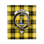 Plaid Blanket Barclay Dress Modern Clan Crest Badge Tartan Blanket Scottish Blue Plaid Throw Blanket Tartan Plaid Fleece Blanket