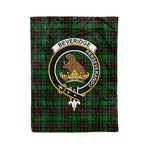 Plaid Blanket Beveridge Clan Crest Badge Tartan Blanket Scottish Blue Plaid Throw Blanket Tartan Plaid Fleece Blanket