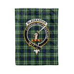 Plaid Blanket Blackadder Clan Crest Badge Tartan Blanket Scottish Blue Plaid Throw Blanket Tartan Plaid Fleece Blanket