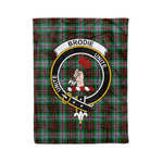 Plaid Blanket Brodie Clan Crest Badge Tartan Blanket Scottish Blue Plaid Throw Blanket Tartan Plaid Fleece Blanket