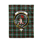 Plaid Blanket Brodie Clan Crest Badge Tartan Blanket Scottish Blue Plaid Throw Blanket Tartan Plaid Fleece Blanket