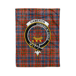 Plaid Blanket Cameron Of Lochiel Ancient Clan Crest Badge Tartan Blanket Scottish Green Plaid Throw Blanket - Scotstee Shop