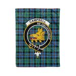 Plaid Blanket Campbell Of Cawdor Ancient Clan Crest Badge Tartan Blanket Scottish Green Plaid Throw Blanket - Scotstee Shop