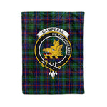 Plaid Blanket Campbell Of Cawdor Modern Clan Crest Badge Tartan Blanket Scottish Green Plaid Throw Blanket - Scotstee Shop