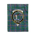 Plaid Blanket Carmichael Ancient Clan Crest Badge Tartan Blanket Scottish Green Plaid Throw Blanket - Scotstee Shop