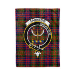 Plaid Blanket Carnegie Modern Clan Crest Badge Tartan Blanket Scottish Green Plaid Throw Blanket Tartan Plaid Fleece Blanket