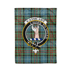 Plaid Blanket Cathcart Clan Crest Badge Tartan Blanket Scottish Green Plaid Throw Blanket Tartan Plaid Fleece Blanket