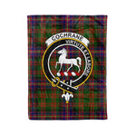 Plaid Blanket Cochrane Modern Clan Crest Badge Tartan Blanket Scottish Green Plaid Throw Blanket Tartan Plaid Fleece Blanket
