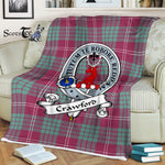 Plaid Blanket Crawford Ancient Clan Badge Tartan Blanket Scottish Blue Plaid Throw Blanket Tartan Plaid Fleece Blanket, tartan blanket, plaid blanket, red plaid blanket, buffalo plaid blanket, green plaid blanket, plaid fleece blanket, blue plaid blanket, red tartan blanket, tartan plaid blanket, black and white plaid blanket, , christmas plaid blanket, orange plaid blanket, tartan plaid throw blanket, pink plaid blanket, brown plaid blanket, buffalo check blanket