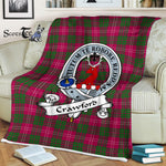 Plaid Blanket Crawford Clan Badge Tartan Blanket Scottish Blue Plaid Throw Blanket Tartan Plaid Fleece Blanket, tartan blanket, plaid blanket, red plaid blanket, buffalo plaid blanket, green plaid blanket, plaid fleece blanket, blue plaid blanket, red tartan blanket, tartan plaid blanket, black and white plaid blanket, , christmas plaid blanket, orange plaid blanket, tartan plaid throw blanket, pink plaid blanket, brown plaid blanket, buffalo check blanket
