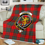 Plaid Blanket Cumming Modern Clan Crest Badge Tartan Blanket Scottish Green Plaid Throw Blanket Tartan Plaid Fleece Blanket
