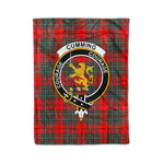Plaid Blanket Cumming Modern Clan Crest Badge Tartan Blanket Scottish Green Plaid Throw Blanket Tartan Plaid Fleece Blanket