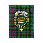 Plaid Blanket Douglas Green Clan Crest Badge Tartan Blanket Scottish Green Plaid Throw Blanket Tartan Plaid Fleece Blanket