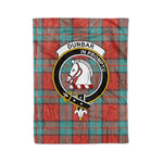 Plaid Blanket Dunbar Ancient Clan Crest Badge Tartan Blanket Scottish Green Plaid Throw Blanket Tartan Plaid Fleece Blanket