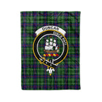 Plaid Blanket Duncan Modern Clan Crest Badge Tartan Blanket Scottish Green Plaid Throw Blanket Tartan Plaid Fleece Blanket