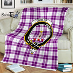 Plaid Blanket Dunlop Dress Clan Crest Badge Tartan Blanket Scottish Green Plaid Throw Blanket Tartan Plaid Fleece Blanket