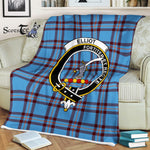 Plaid Blanket Elliot Ancient Clan Crest Badge Tartan Blanket Scottish Green Plaid Throw Blanket Tartan Plaid Fleece Blanket