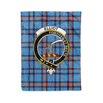 Plaid Blanket Elliot Ancient Clan Crest Badge Tartan Blanket Scottish Green Plaid Throw Blanket Tartan Plaid Fleece Blanket