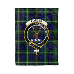 Plaid Blanket Forbes Modern Clan Crest Badge Tartan Blanket Scottish Green Plaid Throw Blanket Tartan Plaid Fleece Blanket