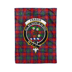Plaid Blanket Fraser Of Altyre Clan Crest Badge Tartan Blanket Scottish Green Plaid Throw Blanket Tartan Plaid Fleece Blanket