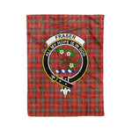 Plaid Blanket Fraser Weathered Clan Crest Badge Tartan Blanket Scottish Green Plaid Throw Blanket Tartan Plaid Fleece Blanket