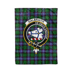 Plaid Blanket Galbraith Clan Crest Badge Tartan Blanket Scottish Green Plaid Throw Blanket Tartan Plaid Fleece Blanket