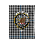 Plaid Blanket Gladstone Clan Crest Badge Tartan Blanket Scottish Green Plaid Throw Blanket Tartan Plaid Fleece Blanket