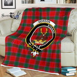Plaid Blanket Gordon Of Abergeldie Clan Crest Badge Tartan Blanket Scottish Green Plaid Throw Blanket Tartan Plaid Fleece Blanket