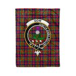 Plaid Blanket Gow of Skeoch Clan Crest Badge Tartan Blanket Scottish Green Plaid Throw Blanket Tartan Plaid Fleece Blanket
