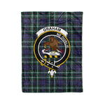 Plaid Blanket Graham Of Montrose Modern Clan Crest Badge Tartan Blanket Scottish Plaid Throw Blanket - Scotstee Shop