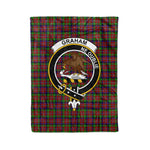 Plaid Blanket Graham Red Clan Crest Badge Tartan Blanket Scottish Green Plaid Throw Blanket Tartan Plaid Fleece Blanket