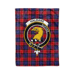 Plaid Blanket Haldane Clan Crest Badge Tartan Blanket Scottish Green Plaid Throw Blanket Tartan Plaid Fleece Blanket