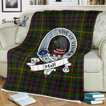 Plaid Blanket Hall Clan Badge Tartan Blanket Scottish Blue Plaid Throw Blanket Tartan Plaid Fleece Blanket, tartan blanket, plaid blanket, red plaid blanket, buffalo plaid blanket, green plaid blanket, plaid fleece blanket, blue plaid blanket, red tartan blanket, tartan plaid blanket, black and white plaid blanket, , christmas plaid blanket, orange plaid blanket, tartan plaid throw blanket, pink plaid blanket, brown plaid blanket, buffalo check blanket