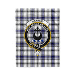 Plaid Blanket Hannay Grey Clan Crest Badge Tartan Blanket Scottish Green Plaid Throw Blanket Tartan Plaid Fleece Blanket