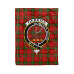 Plaid Blanket Herries Clan Crest Badge Tartan Blanket Scottish Green Plaid Throw Blanket Tartan Plaid Fleece Blanket