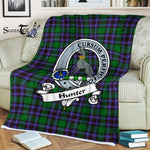 Plaid Blanket Hunter Of Peeblesshire Clan Badge Tartan Blanket Scottish Blue Plaid Throw Blanket Tartan Plaid Fleece Blanket, tartan blanket, plaid blanket, red plaid blanket, buffalo plaid blanket, green plaid blanket, plaid fleece blanket, blue plaid blanket, red tartan blanket, tartan plaid blanket, black and white plaid blanket, , christmas plaid blanket, orange plaid blanket, tartan plaid throw blanket, pink plaid blanket, brown plaid blanket, buffalo check blanket