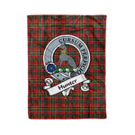 Plaid Blanket Hunter USA Clan Badge Tartan Blanket Scottish Blue Plaid Throw Blanket Tartan Plaid Fleece Blanket, tartan blanket, plaid blanket, red plaid blanket, buffalo plaid blanket, green plaid blanket, plaid fleece blanket, blue plaid blanket, red tartan blanket, tartan plaid blanket, black and white plaid blanket, , christmas plaid blanket, orange plaid blanket, tartan plaid throw blanket, pink plaid blanket, brown plaid blanket, buffalo check blanket