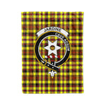 Plaid Blanket Jardine Yellow Clan Crest Badge Tartan Blanket Scottish Green Plaid Throw Blanket Tartan Plaid Fleece Blanket
