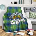 Plaid Blanket Johnston Ancient Clan Badge Tartan Blanket Scottish Blue Plaid Throw Blanket Tartan Plaid Fleece Blanket, tartan blanket, plaid blanket, red plaid blanket, buffalo plaid blanket, green plaid blanket, plaid fleece blanket, blue plaid blanket, red tartan blanket, tartan plaid blanket, black and white plaid blanket, , christmas plaid blanket, orange plaid blanket, tartan plaid throw blanket, pink plaid blanket, brown plaid blanket, buffalo check blanket