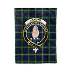 Plaid Blanket Lamont Modern Clan Crest Badge Tartan Blanket Scottish Plaid Throw Blanket Tartan Plaid Fleece Blanket