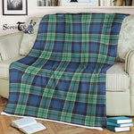 Plaid Blanket Leslie Hunting Ancient Tartan Blanket Scottish Plaid Throw Blanket Tartan Plaid Fleece Blanket
