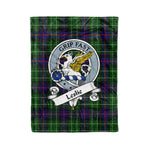 Plaid Blanket Leslie Hunting Clan Badge Tartan Blanket Scottish Plaid Throw Blanket Tartan Plaid  Fleece Blanket