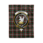 Plaid Blanket Lindsay Hunting Clan Crest Badge Tartan Blanket Scottish Plaid Throw Blanket Tartan Plaid Fleece Blanket