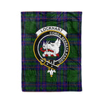 Plaid Blanket Lockhart Modern Clan Crest Badge Tartan Blanket Scottish Plaid Throw Blanket Tartan Plaid Fleece Blanket